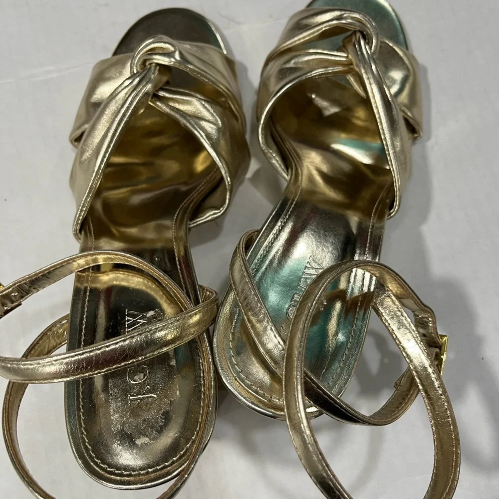 J. CREW TWISTED HEEL WITH ANKLE TIE